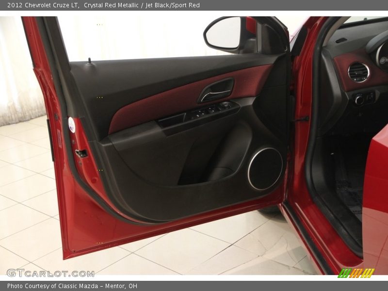 Crystal Red Metallic / Jet Black/Sport Red 2012 Chevrolet Cruze LT