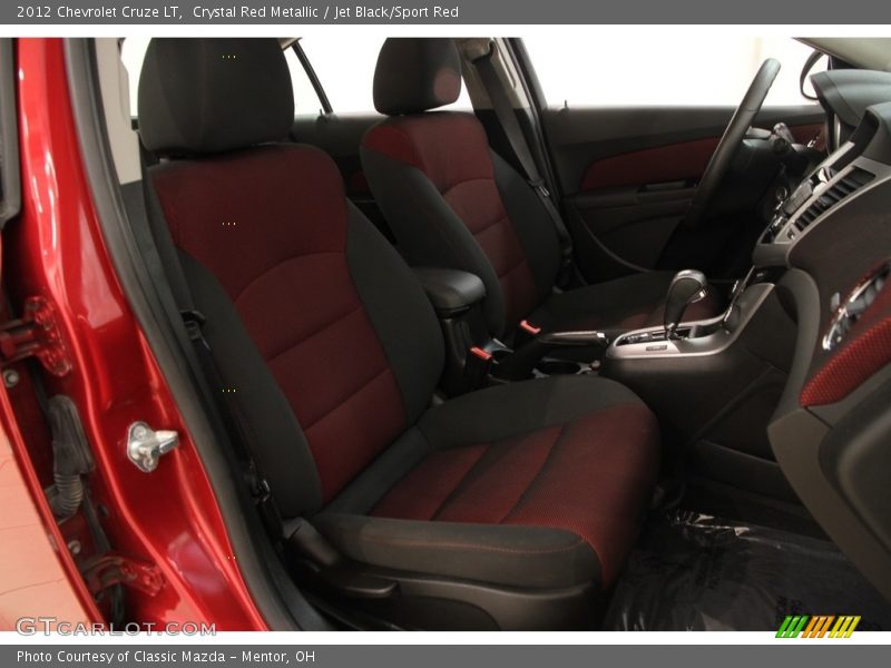Crystal Red Metallic / Jet Black/Sport Red 2012 Chevrolet Cruze LT