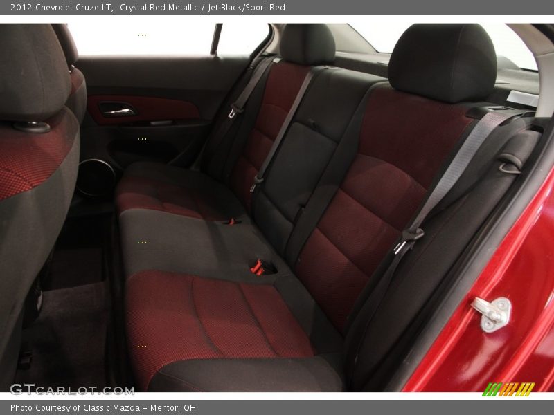 Crystal Red Metallic / Jet Black/Sport Red 2012 Chevrolet Cruze LT