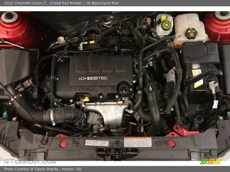 Crystal Red Metallic / Jet Black/Sport Red 2012 Chevrolet Cruze LT