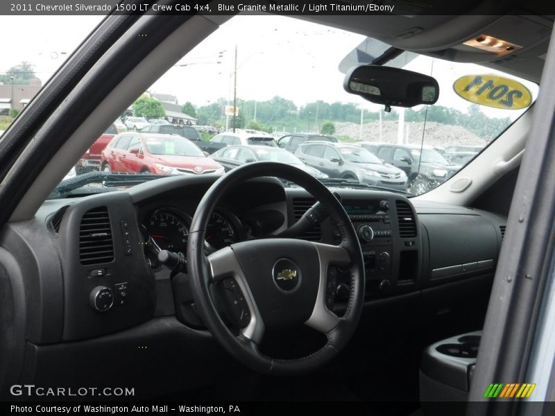 Blue Granite Metallic / Light Titanium/Ebony 2011 Chevrolet Silverado 1500 LT Crew Cab 4x4