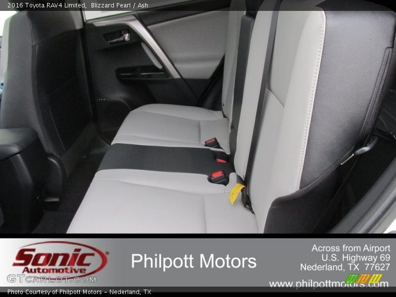 Blizzard Pearl / Ash 2016 Toyota RAV4 Limited