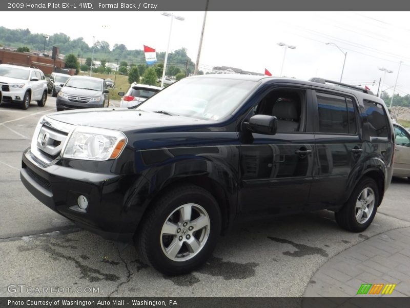 Formal Black / Gray 2009 Honda Pilot EX-L 4WD