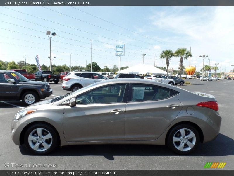 Desert Bronze / Beige 2013 Hyundai Elantra GLS