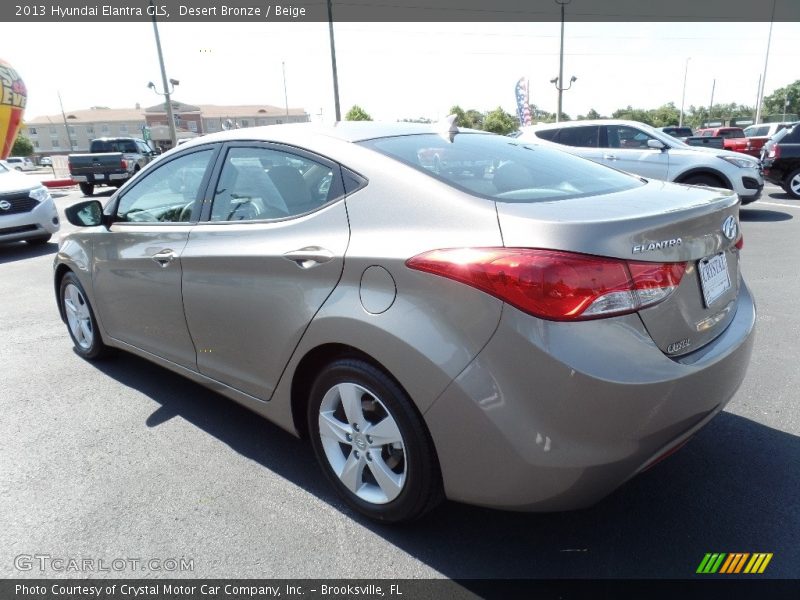 Desert Bronze / Beige 2013 Hyundai Elantra GLS