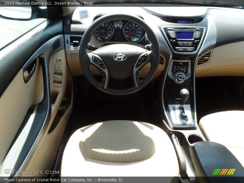 Desert Bronze / Beige 2013 Hyundai Elantra GLS