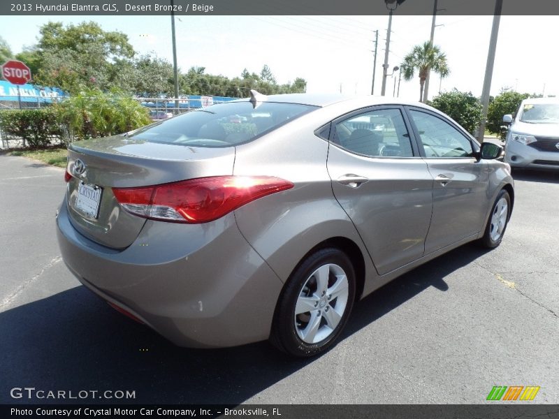 Desert Bronze / Beige 2013 Hyundai Elantra GLS