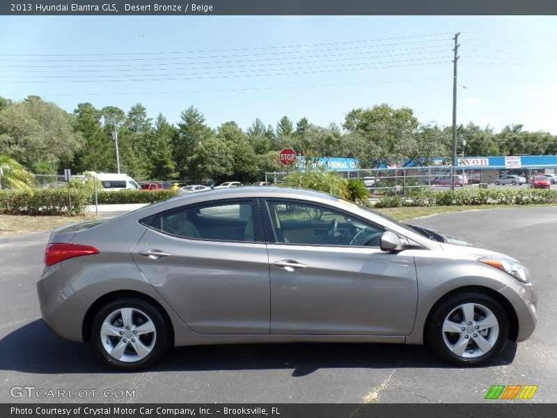 Desert Bronze / Beige 2013 Hyundai Elantra GLS