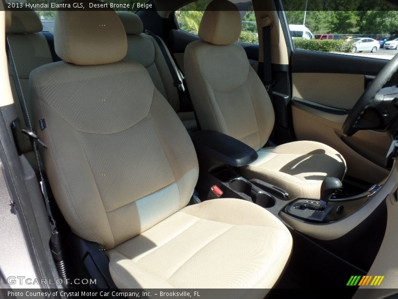 Desert Bronze / Beige 2013 Hyundai Elantra GLS