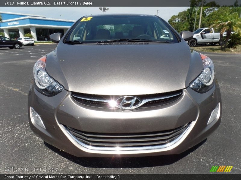 Desert Bronze / Beige 2013 Hyundai Elantra GLS