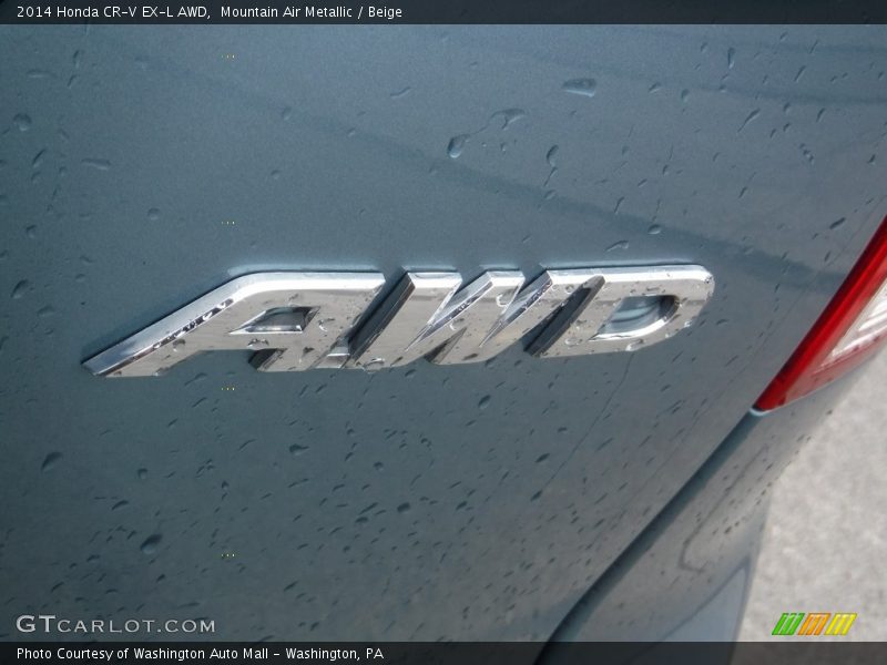 Mountain Air Metallic / Beige 2014 Honda CR-V EX-L AWD