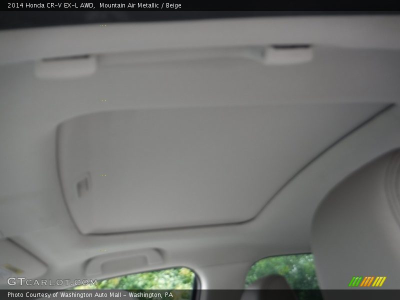 Mountain Air Metallic / Beige 2014 Honda CR-V EX-L AWD