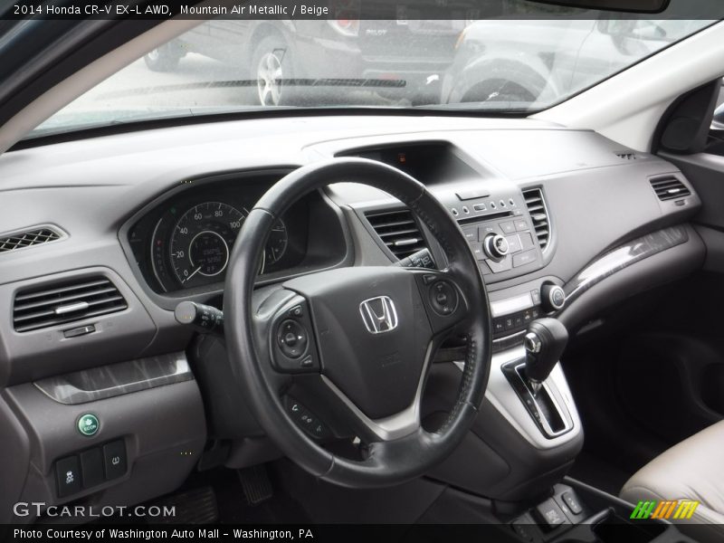 Mountain Air Metallic / Beige 2014 Honda CR-V EX-L AWD
