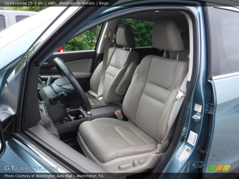 Mountain Air Metallic / Beige 2014 Honda CR-V EX-L AWD