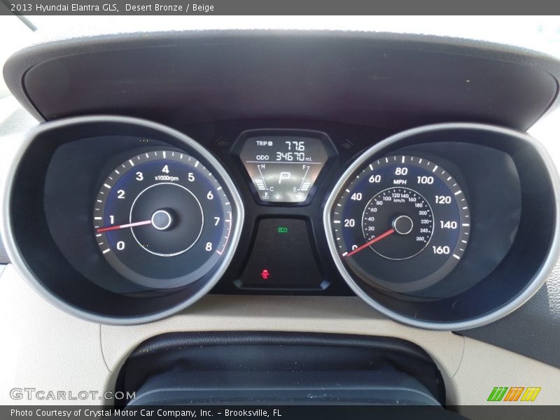 Desert Bronze / Beige 2013 Hyundai Elantra GLS