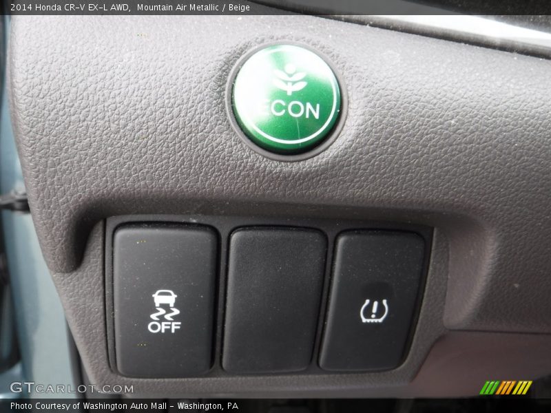 Mountain Air Metallic / Beige 2014 Honda CR-V EX-L AWD
