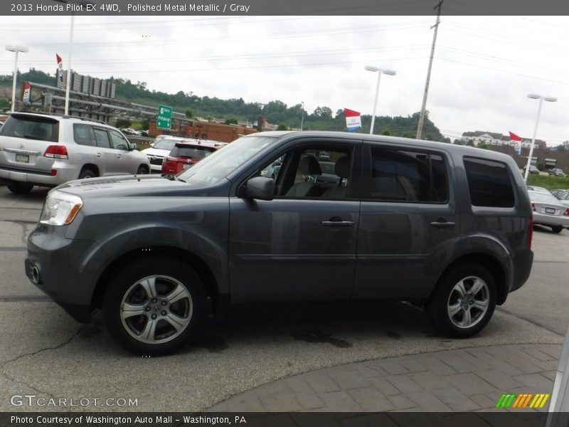 Polished Metal Metallic / Gray 2013 Honda Pilot EX 4WD