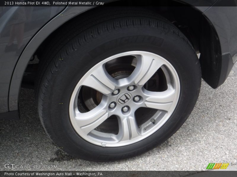 Polished Metal Metallic / Gray 2013 Honda Pilot EX 4WD