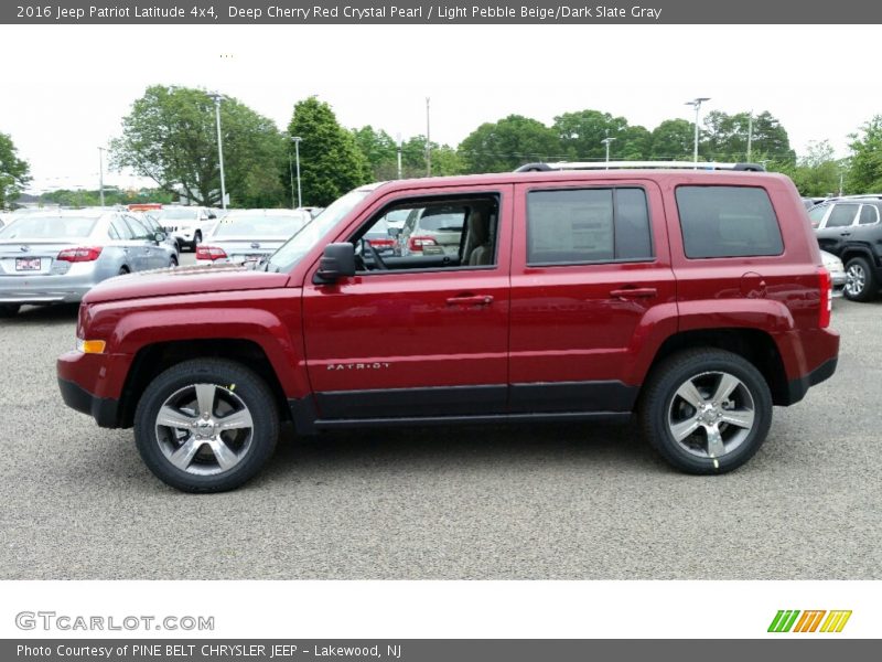 Deep Cherry Red Crystal Pearl / Light Pebble Beige/Dark Slate Gray 2016 Jeep Patriot Latitude 4x4