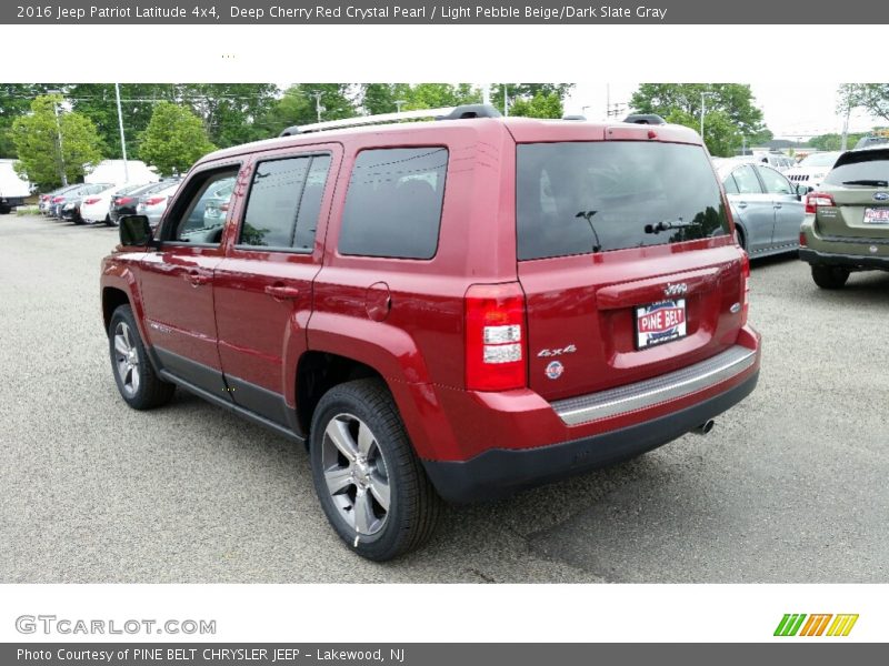 Deep Cherry Red Crystal Pearl / Light Pebble Beige/Dark Slate Gray 2016 Jeep Patriot Latitude 4x4