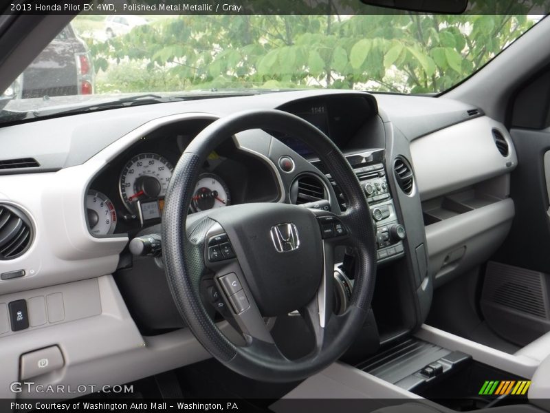 Polished Metal Metallic / Gray 2013 Honda Pilot EX 4WD