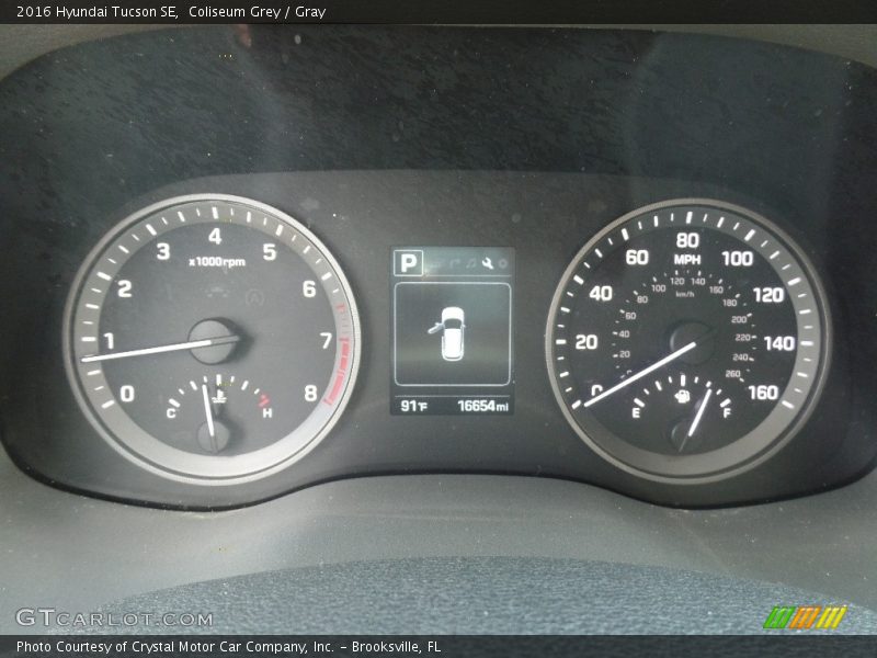 Coliseum Grey / Gray 2016 Hyundai Tucson SE