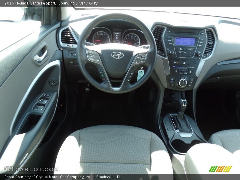 Sparkling Silver / Gray 2016 Hyundai Santa Fe Sport