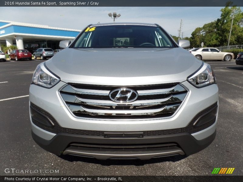 Sparkling Silver / Gray 2016 Hyundai Santa Fe Sport