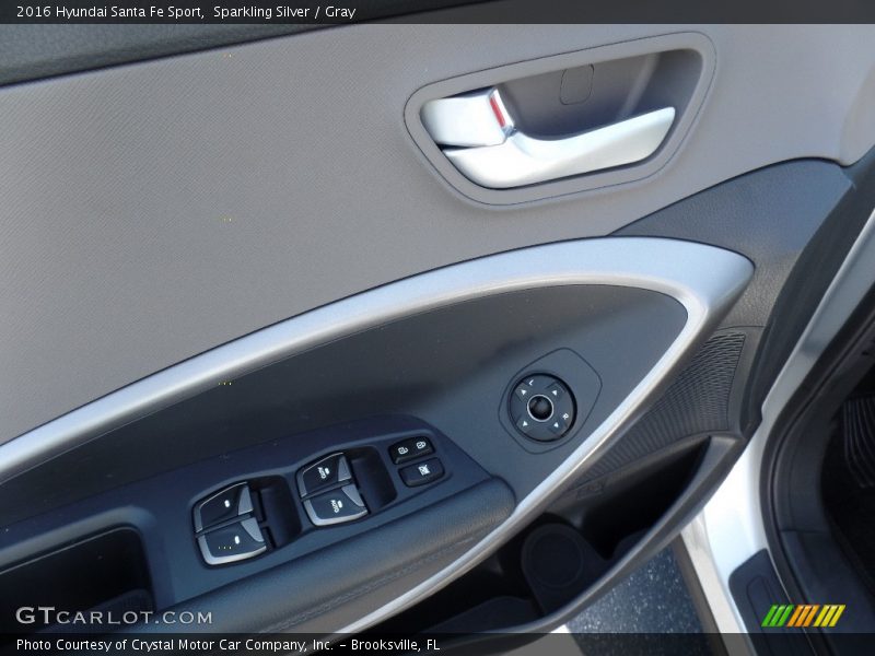 Sparkling Silver / Gray 2016 Hyundai Santa Fe Sport