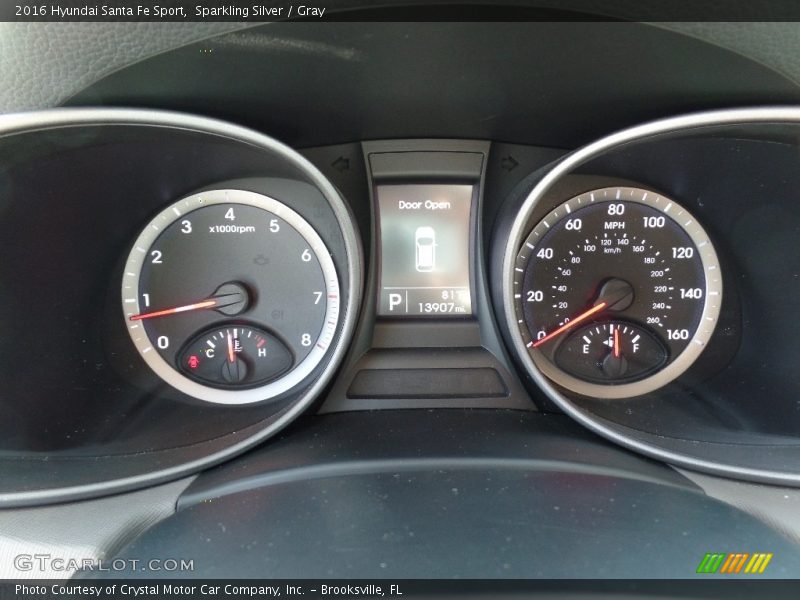 Sparkling Silver / Gray 2016 Hyundai Santa Fe Sport