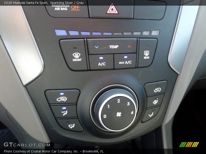 Sparkling Silver / Gray 2016 Hyundai Santa Fe Sport