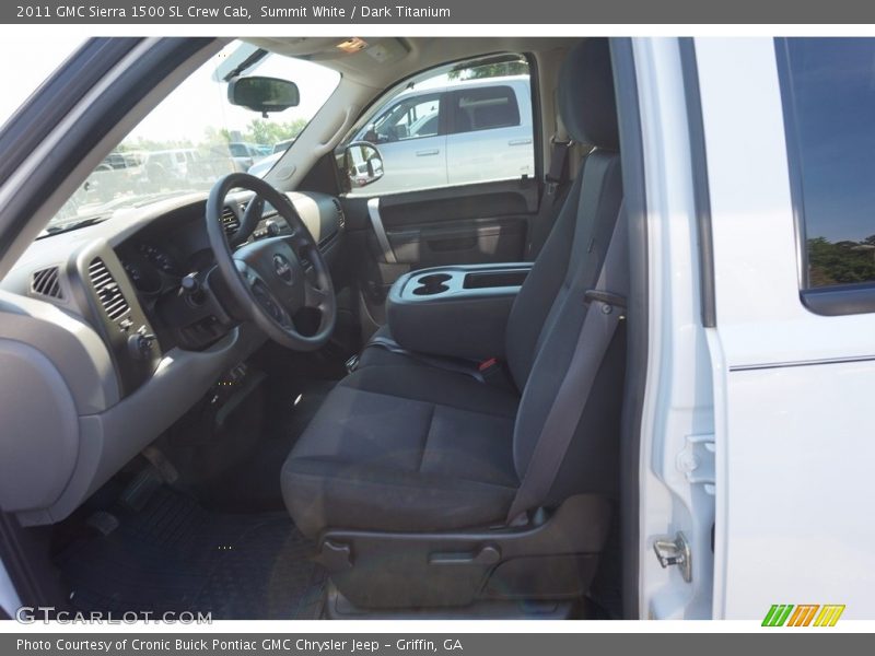 Summit White / Dark Titanium 2011 GMC Sierra 1500 SL Crew Cab