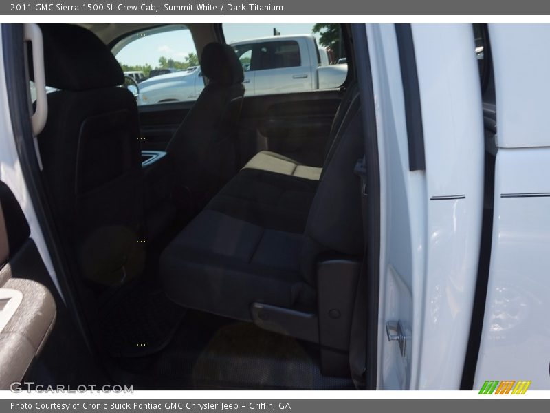 Summit White / Dark Titanium 2011 GMC Sierra 1500 SL Crew Cab
