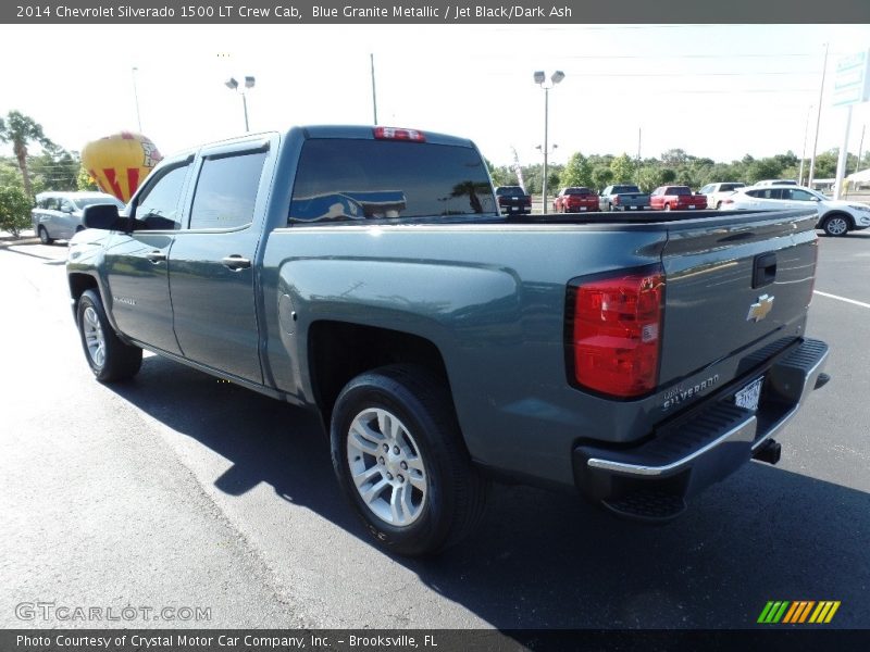 Blue Granite Metallic / Jet Black/Dark Ash 2014 Chevrolet Silverado 1500 LT Crew Cab