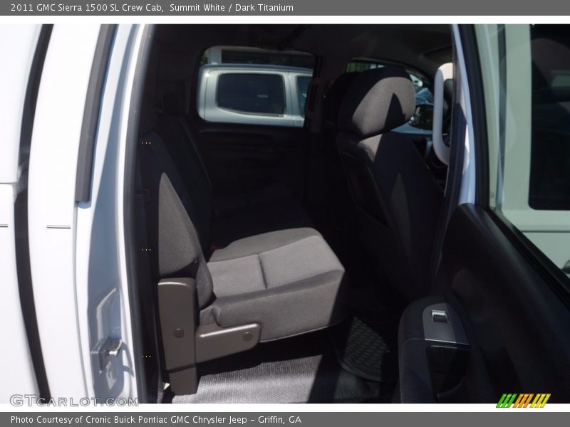 Summit White / Dark Titanium 2011 GMC Sierra 1500 SL Crew Cab