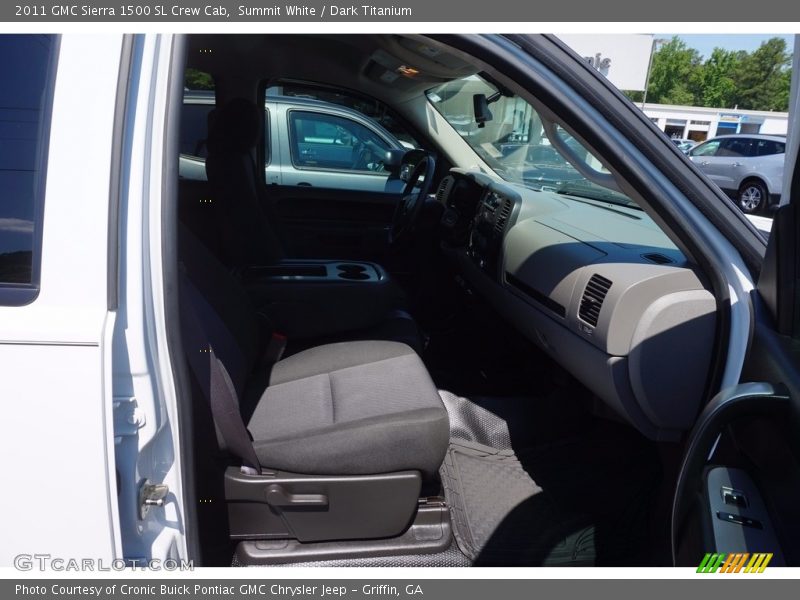Summit White / Dark Titanium 2011 GMC Sierra 1500 SL Crew Cab