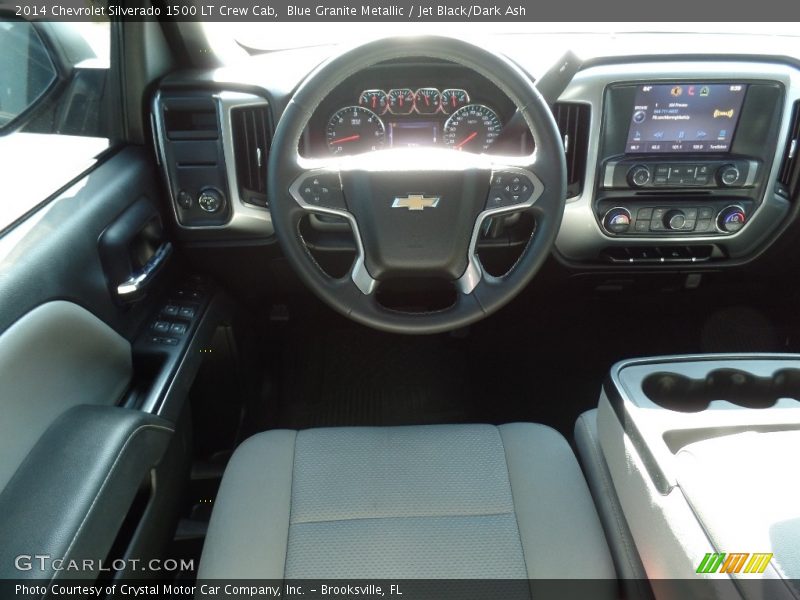 Blue Granite Metallic / Jet Black/Dark Ash 2014 Chevrolet Silverado 1500 LT Crew Cab