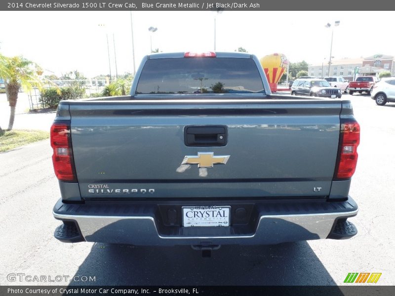 Blue Granite Metallic / Jet Black/Dark Ash 2014 Chevrolet Silverado 1500 LT Crew Cab