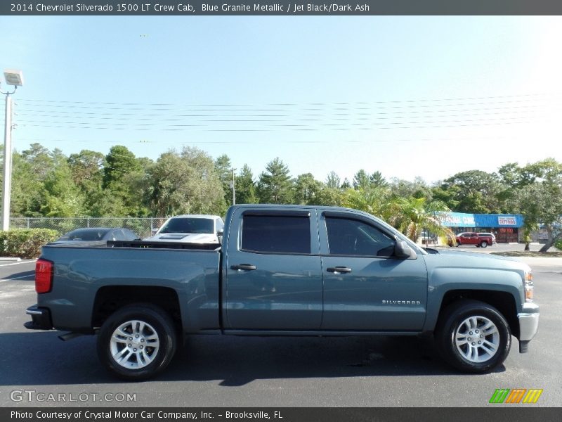 Blue Granite Metallic / Jet Black/Dark Ash 2014 Chevrolet Silverado 1500 LT Crew Cab