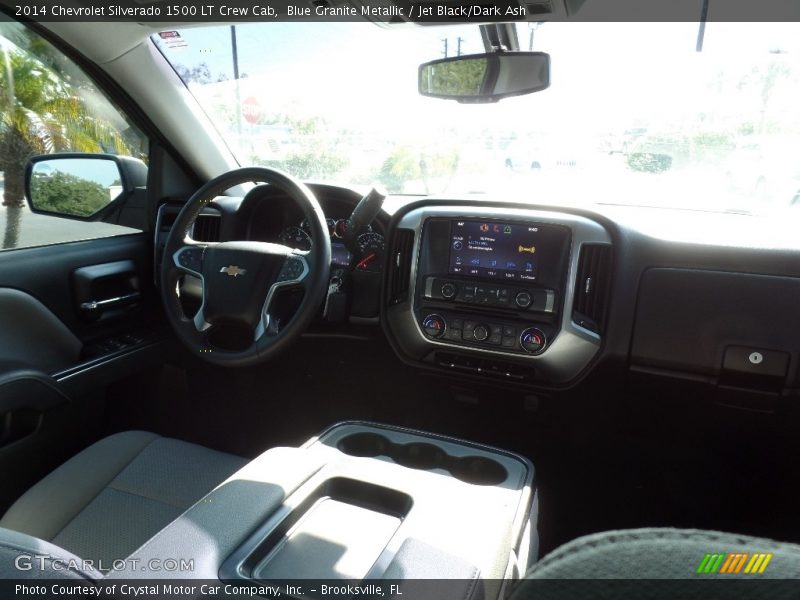 Blue Granite Metallic / Jet Black/Dark Ash 2014 Chevrolet Silverado 1500 LT Crew Cab