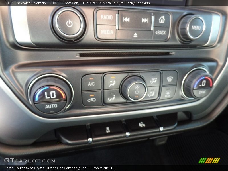 Blue Granite Metallic / Jet Black/Dark Ash 2014 Chevrolet Silverado 1500 LT Crew Cab