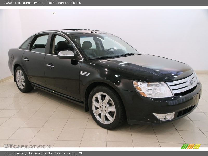 Black Clearcoat / Black 2008 Ford Taurus Limited