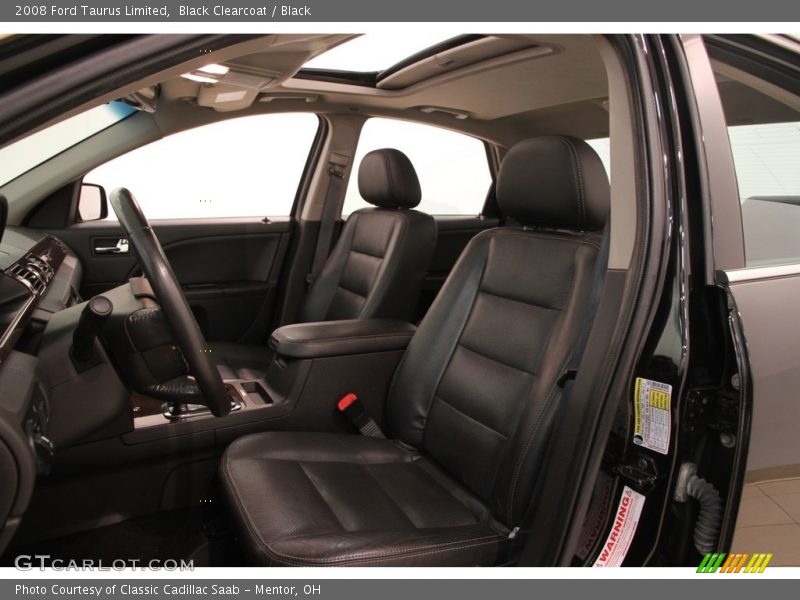 Black Clearcoat / Black 2008 Ford Taurus Limited