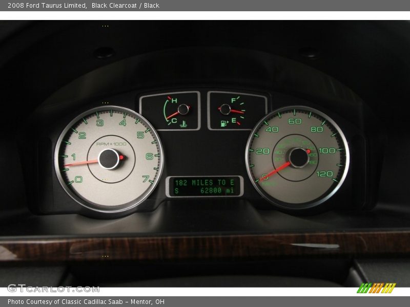 Black Clearcoat / Black 2008 Ford Taurus Limited