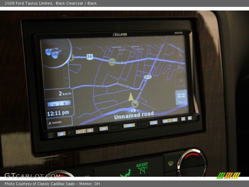 Black Clearcoat / Black 2008 Ford Taurus Limited