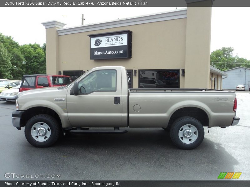 Arizona Beige Metallic / Tan 2006 Ford F250 Super Duty XL Regular Cab 4x4