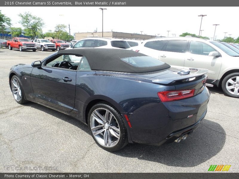  2016 Camaro SS Convertible Blue Velvet Metallic