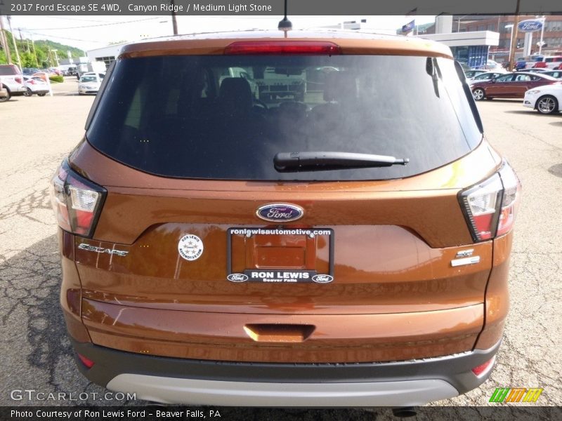 Canyon Ridge / Medium Light Stone 2017 Ford Escape SE 4WD