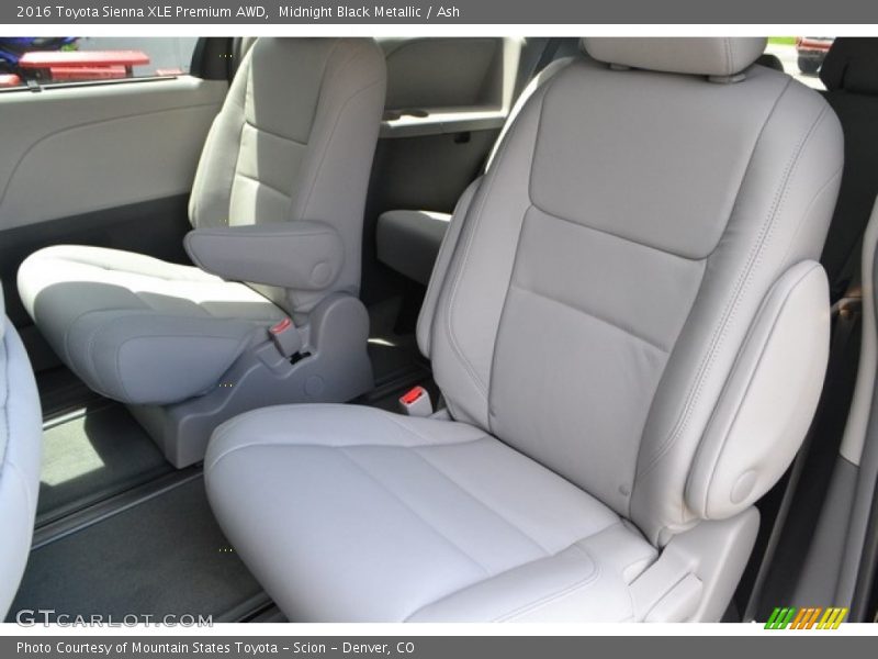 Midnight Black Metallic / Ash 2016 Toyota Sienna XLE Premium AWD