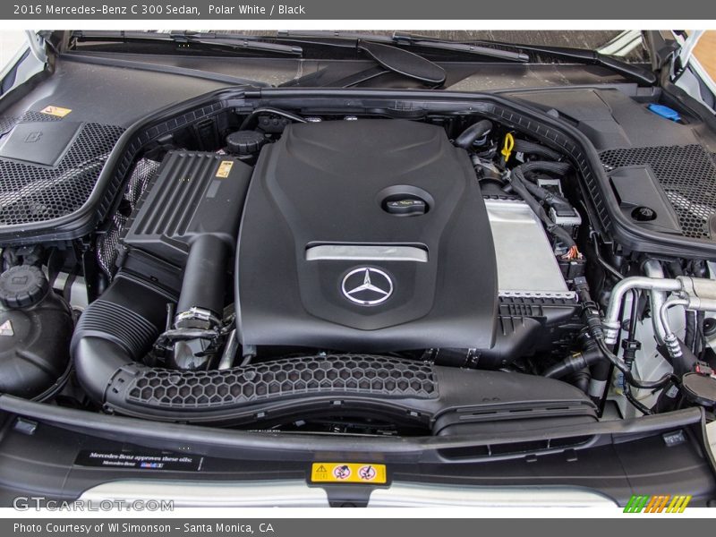 Polar White / Black 2016 Mercedes-Benz C 300 Sedan